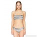 Roxy Women's Girl of The Sea 70's Bikini Bottom Marshmallow Alexa Stripe B074GCDWSV